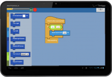 ScratchTab running on a tablet device.